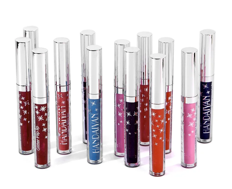 
2019 12 Colors Wholesale Natural Lipstick Vegan Liquid Lipstick private your logo 