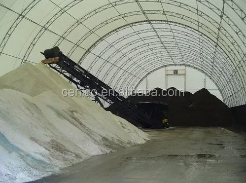 Fabric Building Structure , Trussed Container Roof Cover
