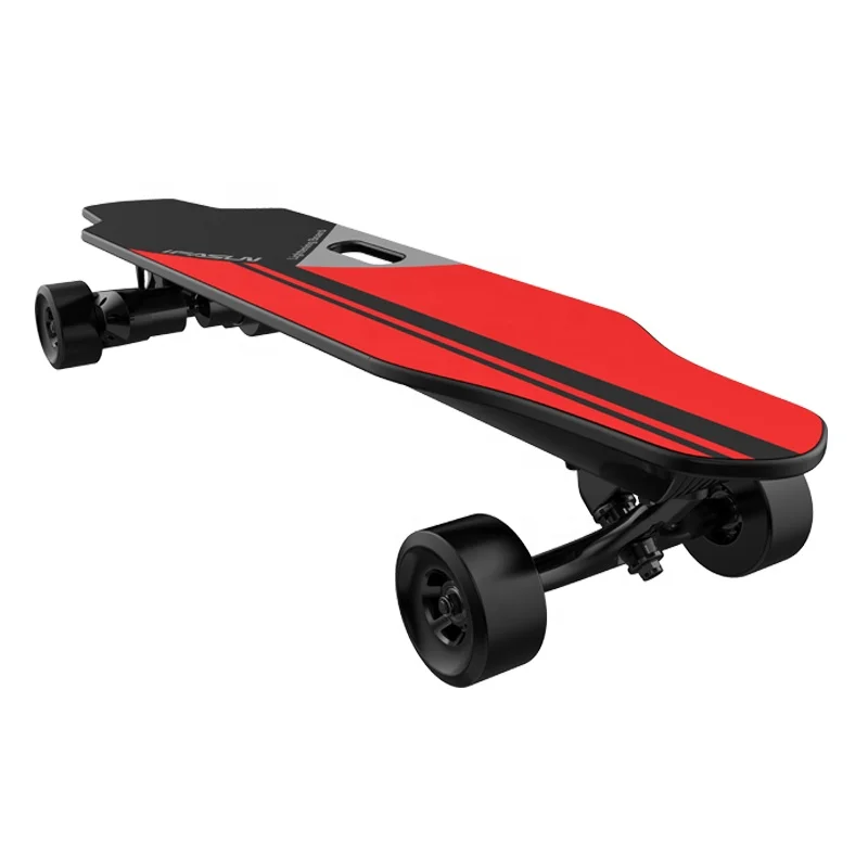 
flying black electric longboard 20km electric deck blank In-wheel hub motor electric longboard 
