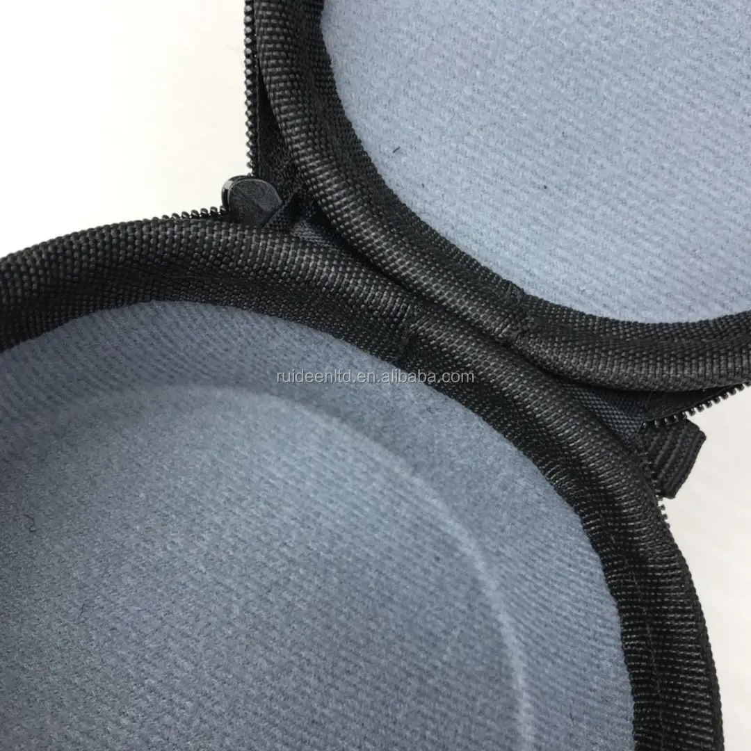 
10.5CM Diameter, 5.5CM Height 1680D Nylon Surface Material Round Hard Shell EVA Case for Speaker(LZH-15) 