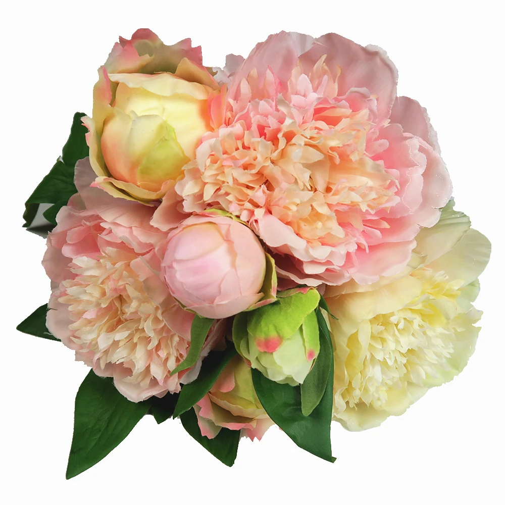 Artificial Flowers Silk Peony Bouquet For Wedding Flowers Arrangement Artificial Peony Bridal bouquet artificial flowers