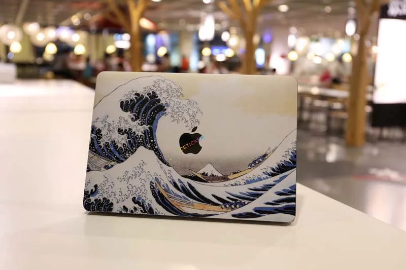 продажи grrat волна пвх виниловые наклейки наклейки украшения ноутбук кожи всего тела наклейка для macbook air pro сетчатки