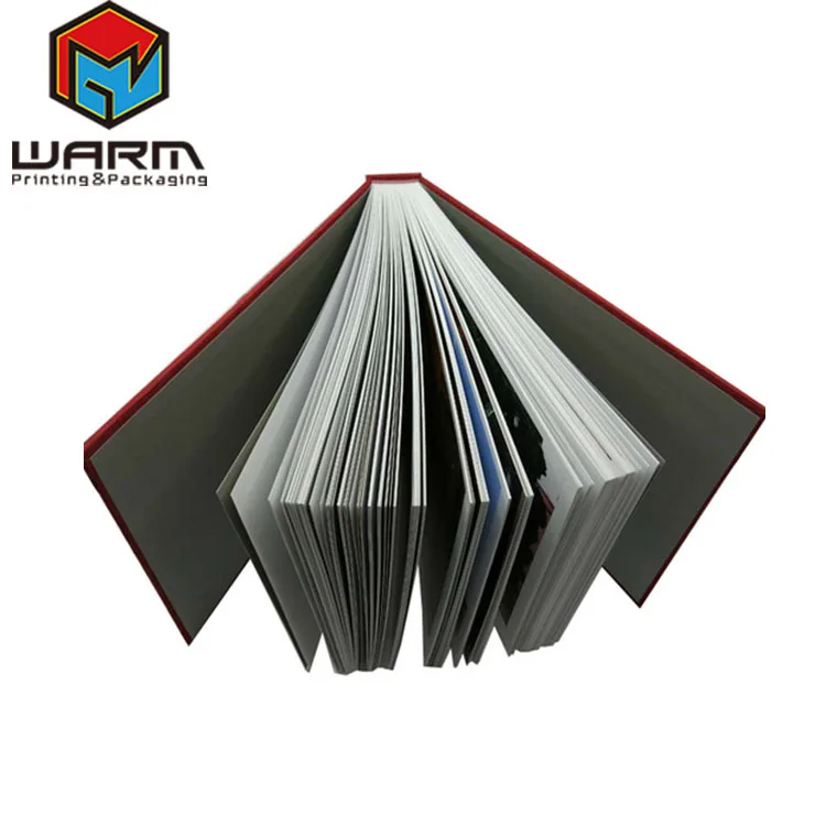 Textured Cloth fabric linen Hardcover coffee table photo Book Printing with Embossed