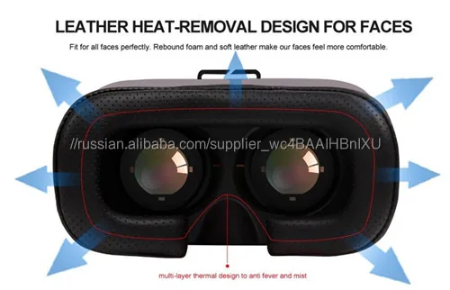 VR Случае Headmount Virtal Реальность Коробка 3D Очки для iPhone 6/6 Плюс Android Смартфон + Bluetooth Пульт дистанционного упра