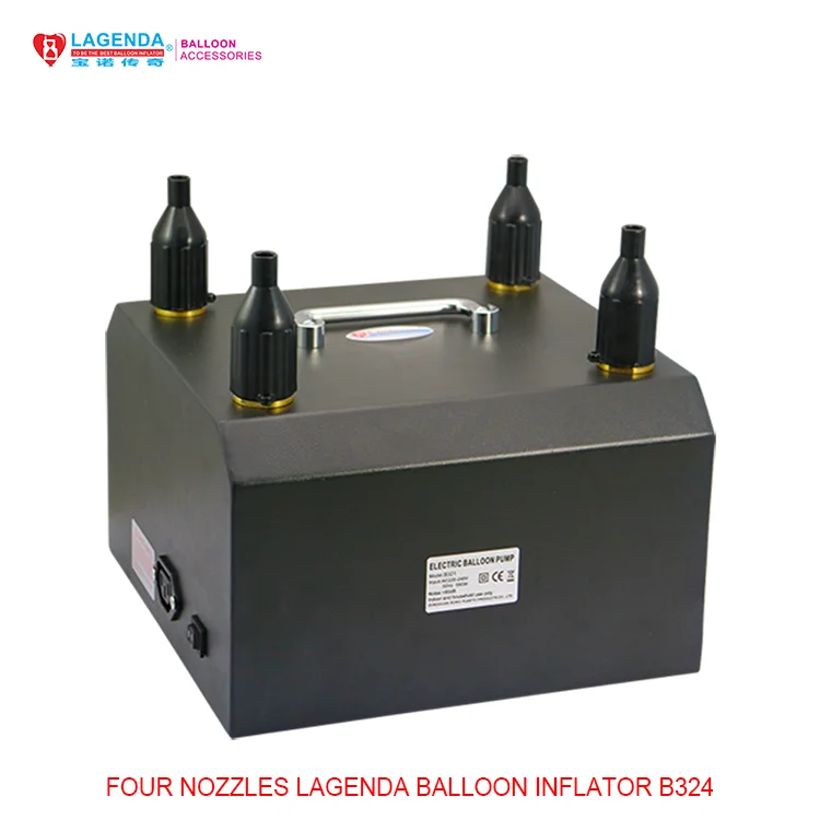 
B324 Lagenda 1500W Wedding Decoration Foot Pedal Four Nozzles Electric Balloon Air Inflator 