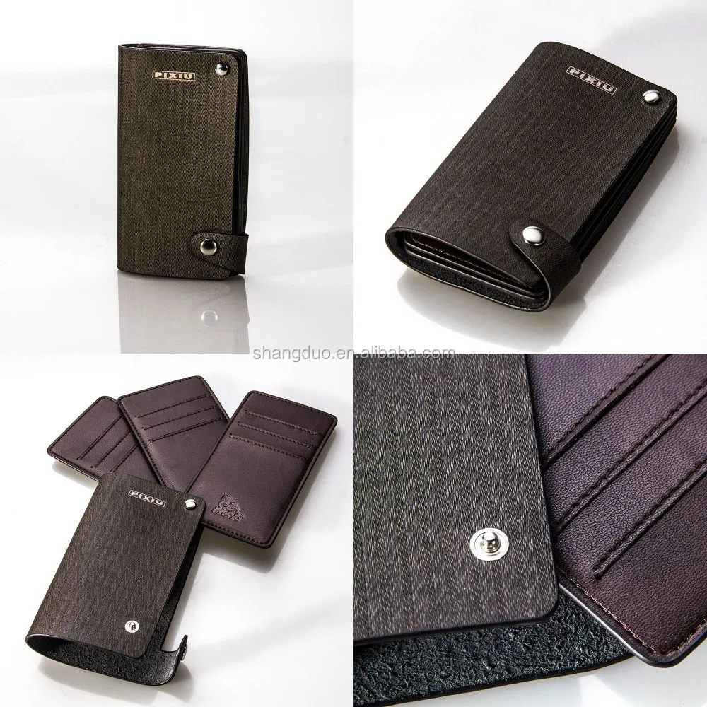 Профессиональный кожаный держатель для карт в качестве корпоративного рекламного подарка