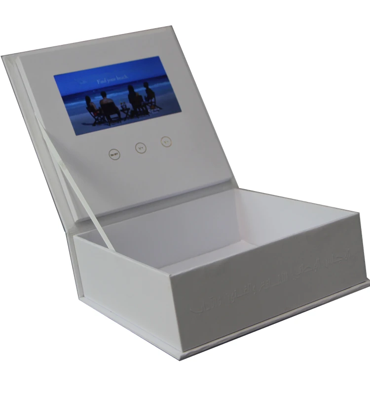 
Custom 7 Inch LCD Screen Packaging Video Box Fast Delivery 