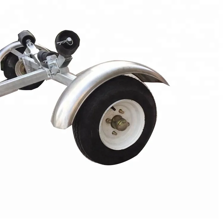 Hot sale china inflatable steel boat trailer galvanized for sale