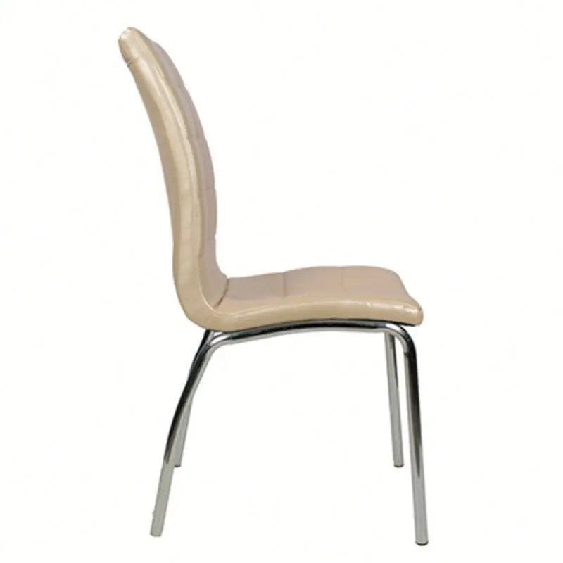 Chinese Manufacturer Cheap comfortable PU Leather Dining Chair Modern simple design dining chair