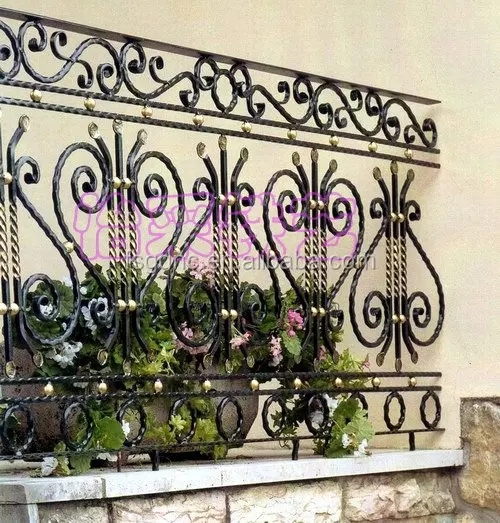 
Высококачественный дешевый кованый железный оконный гриль 