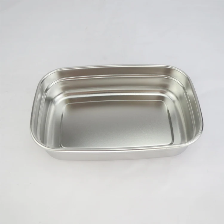 
Portable Leakproof Stainless Steel Food Storage Container Insulated Metal Tiffin Lunch Box for Adults with Plastic Lid 