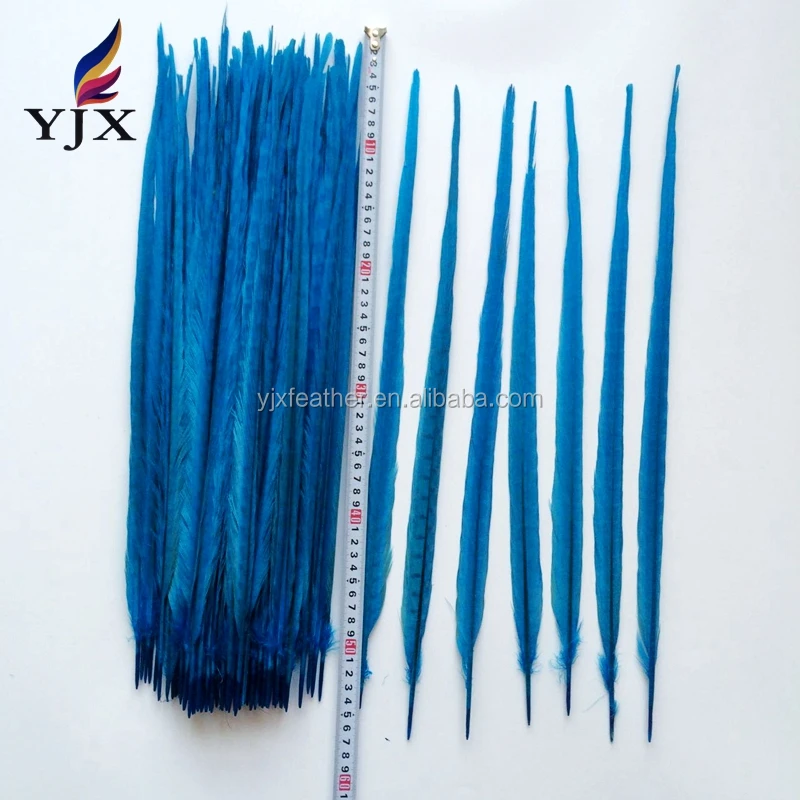 50-55cm cheap man-made ring-dyed pheasant feathers for carnival costumes