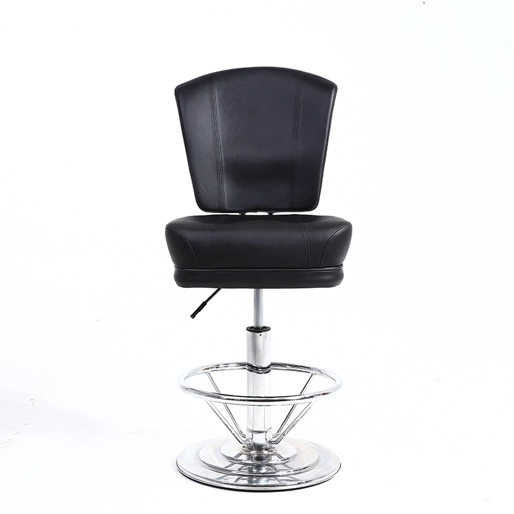 High Quality Contemporary Casino Chairs Red Rotating Casino Machine Chair Genuine Leather Slot Chairs