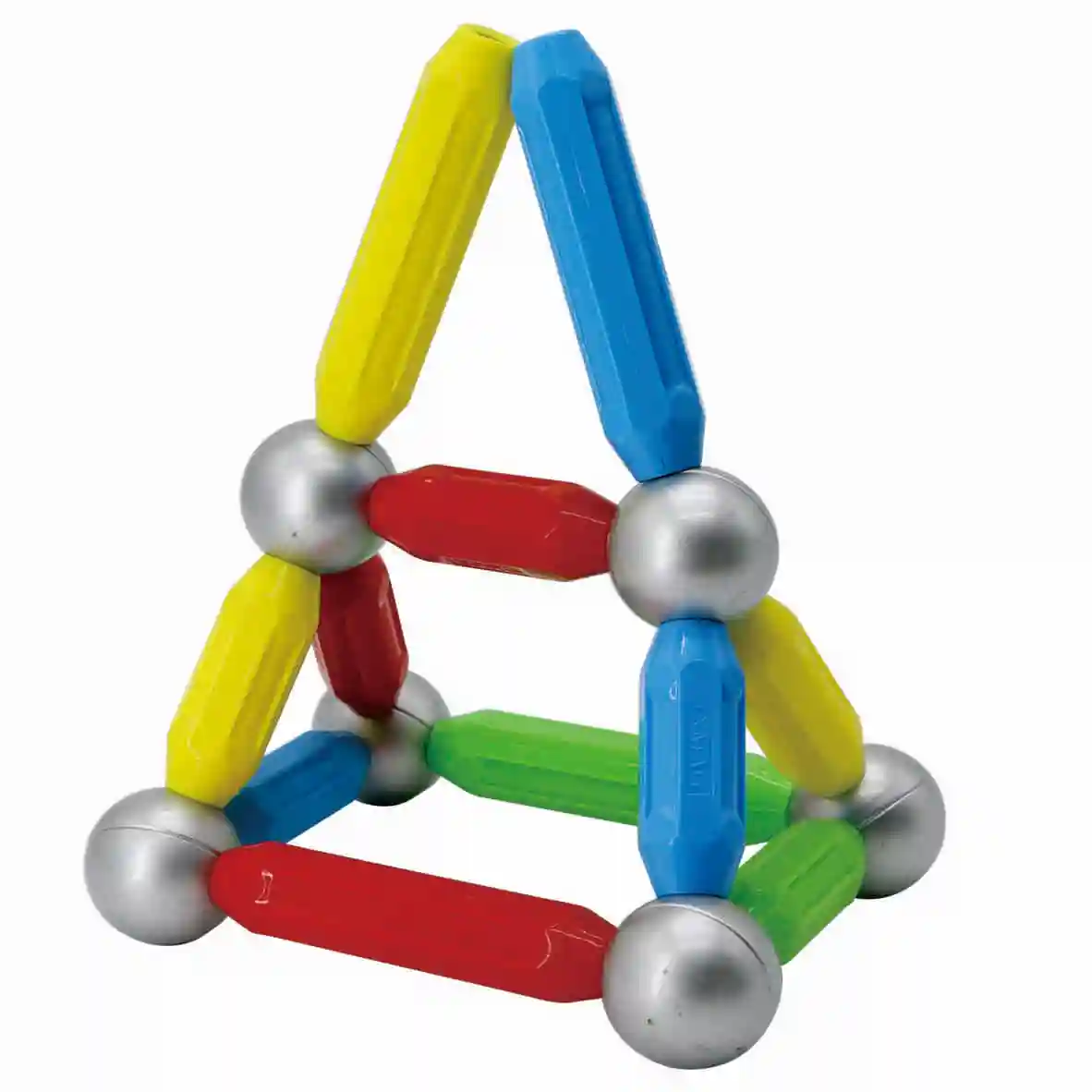 42PCS Colorful Magnetic wand Toy Funny Magnet Educational sticks and balls connect Toy  magnetic rod from China factory