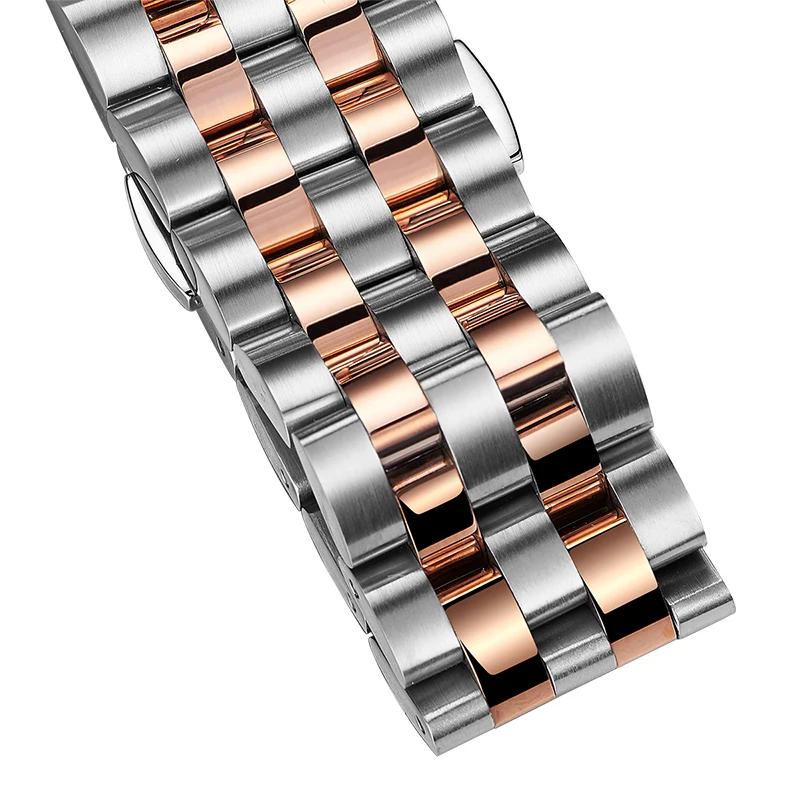 Fashion diamond stainless steel mens watch