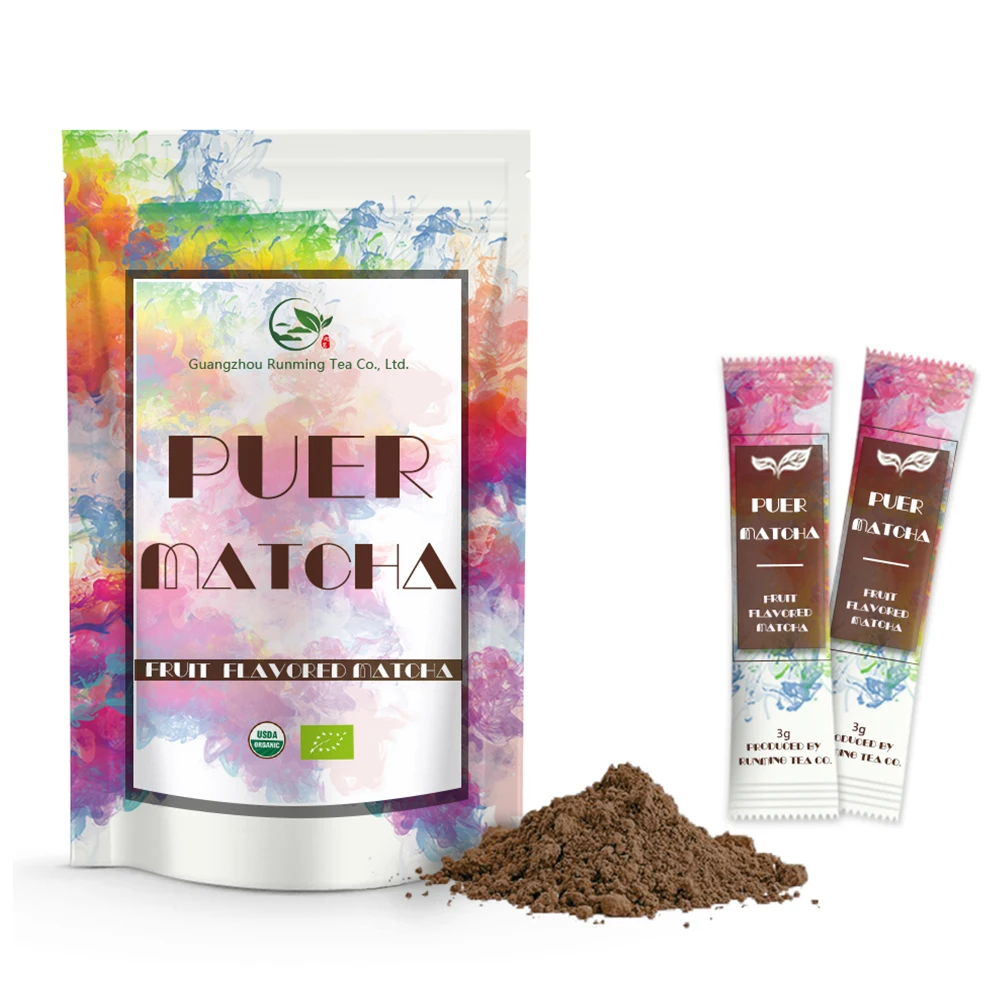 
Вкусный мгновенный травяной экстракт Puer Pu Erh Stevia Tea, полифенольный порошок 