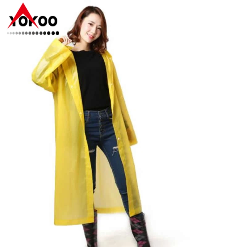 140g reusable Long EVA raincoats for adults