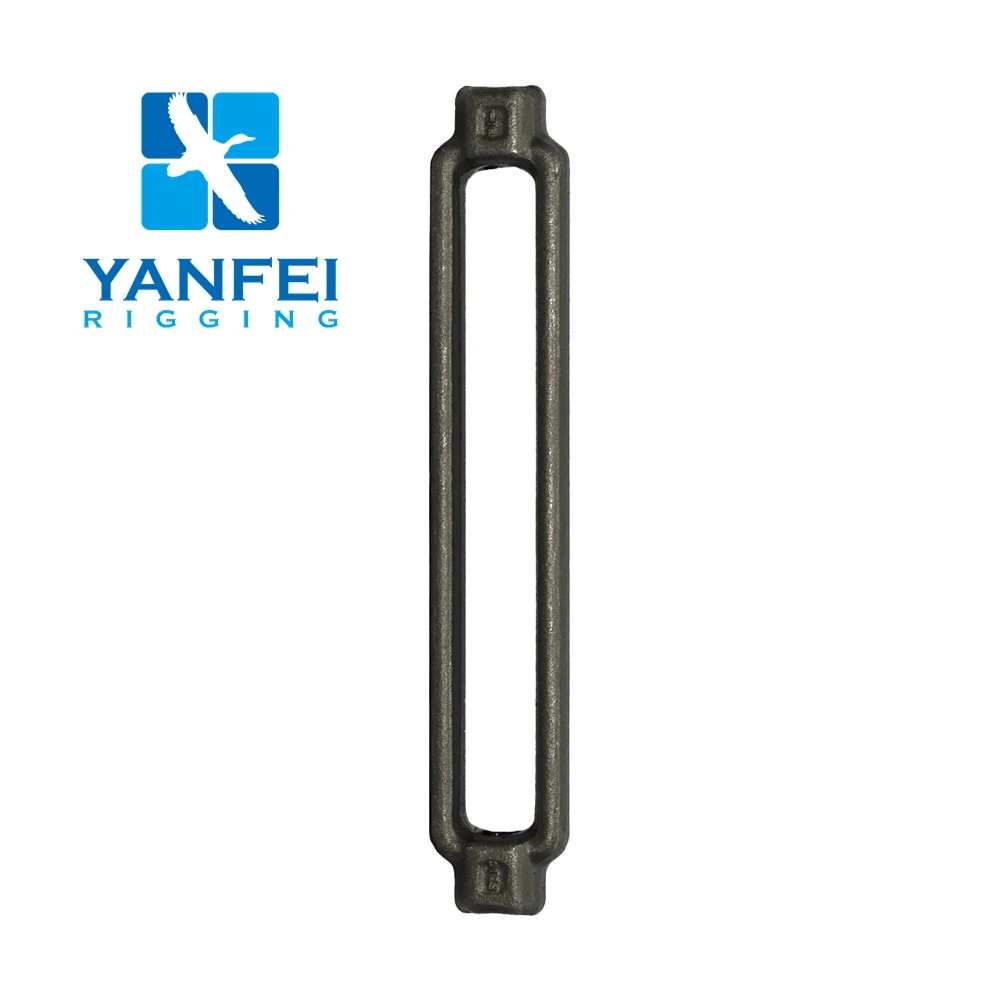 US type Heavy duty m10 16 20 24 30 din 1480 turnbuckle forged black iron hook and eye turnbuckles
