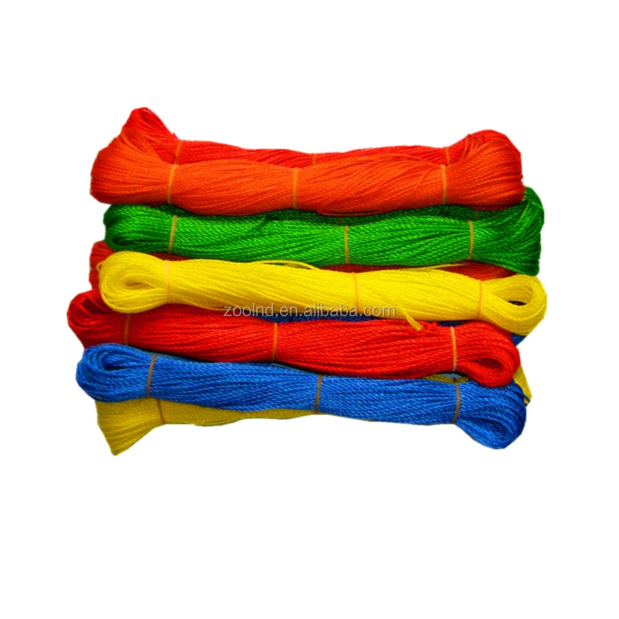 100% Polyethylene High Tenacity Color Twine 380D PE Fishing Twine