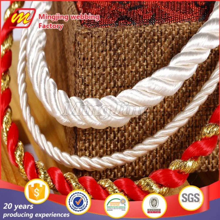 Round Shape High Tenacity Eco-Friendly Feature Cotton and Rayon twist cord