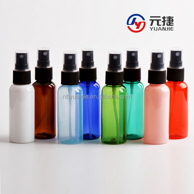 50ml 60ml 75ml Plastic square mist spray bottle for cosmetic