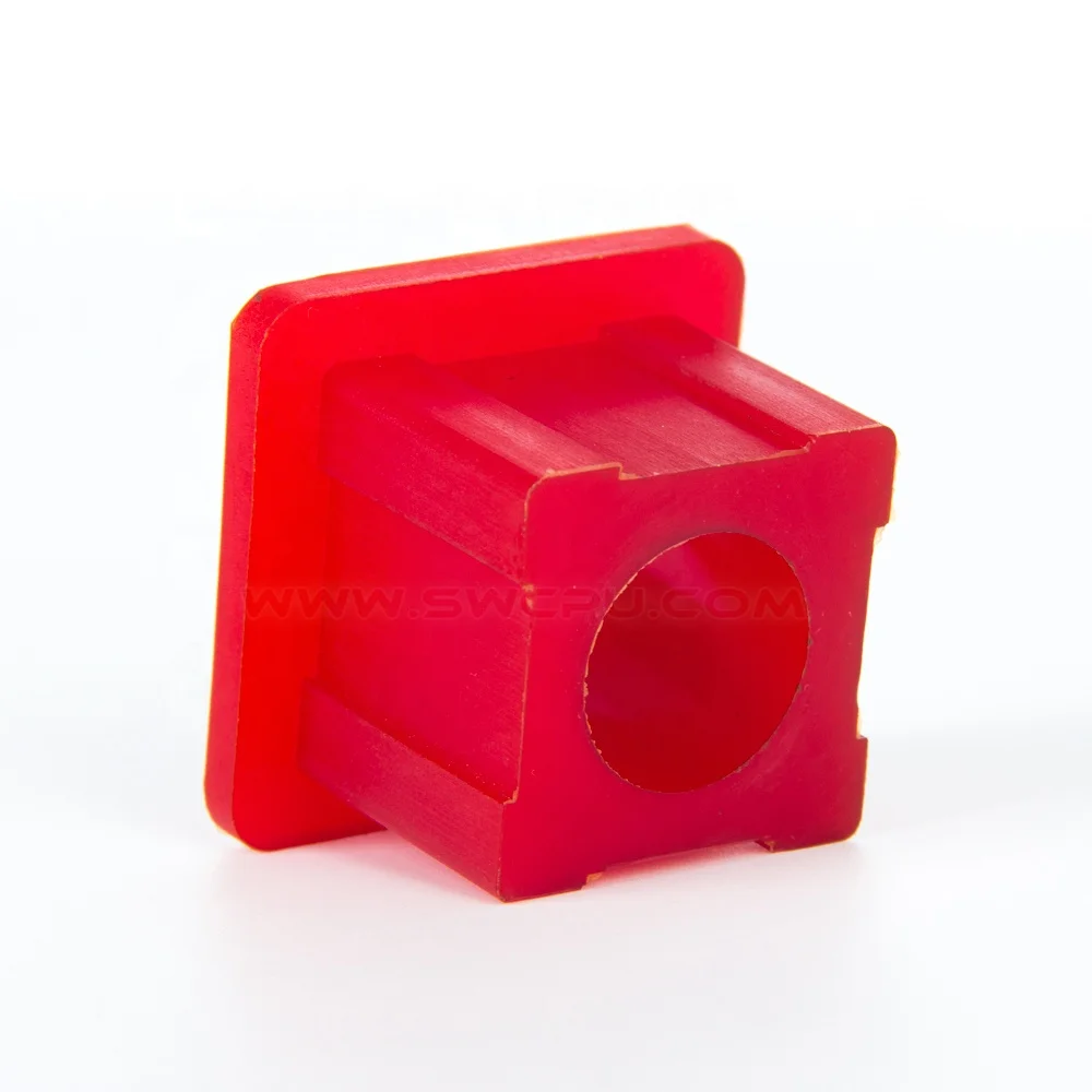 Square polyurethane plastic flange bushing