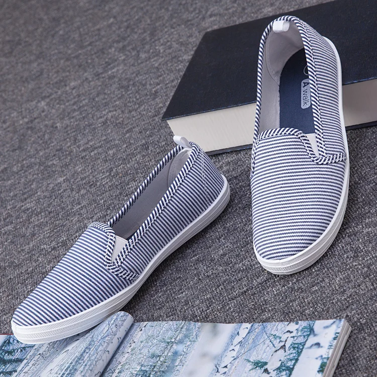 2021 Fashion Custom Made Cheap Canvas Shoes No Shoelace Slip On Unisex
