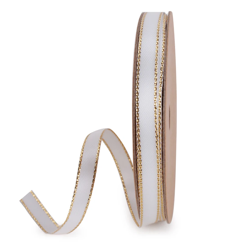 15 ярдов 6 мм однотонная Подарочная атласная лента