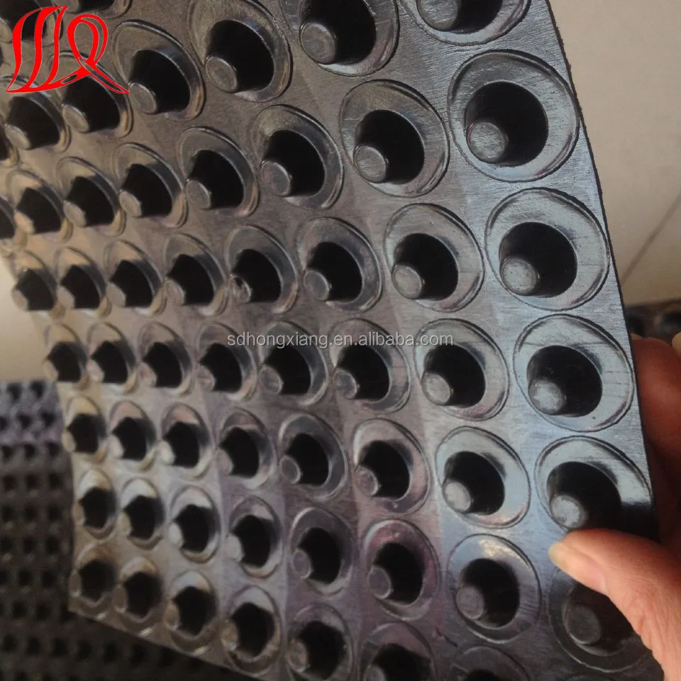 
Geocomposite HDPE waterproof dimple membrane with nonwoven geotextile 