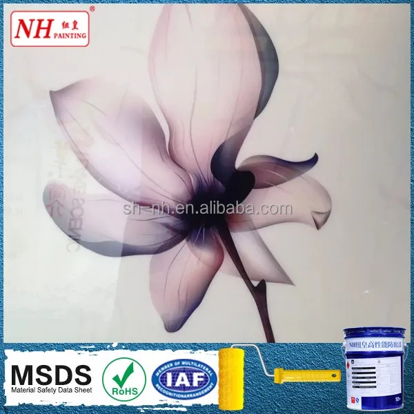 dust-free epoxy floor paint varnish for 3d