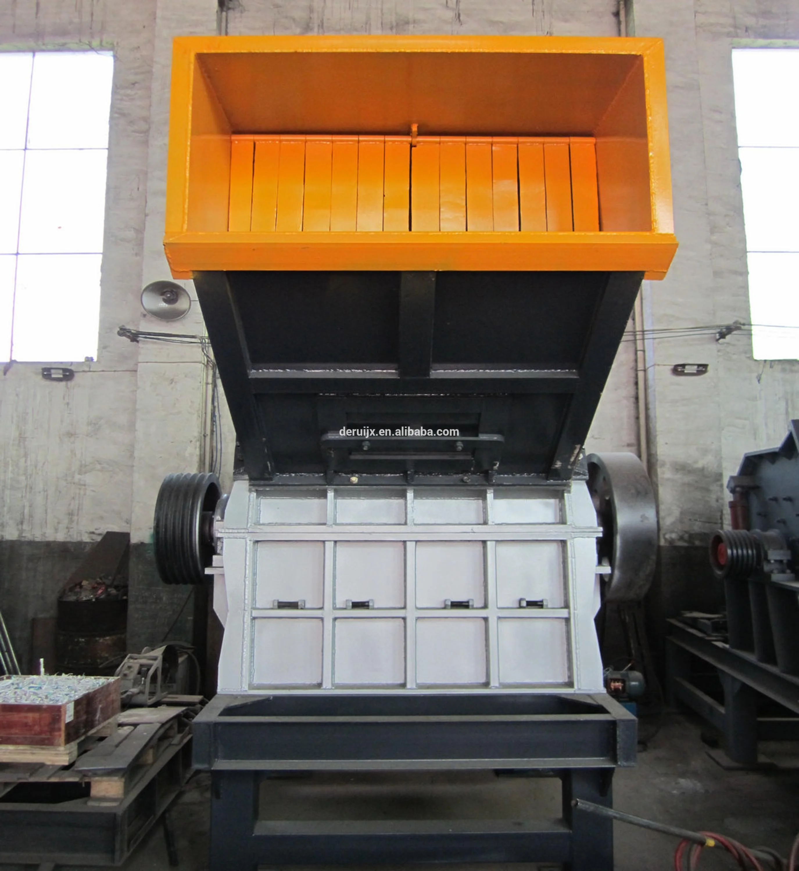 Aluminum Crushing Machine Scrap Steel Shredder Electric Waste Shredder