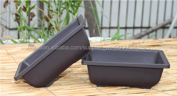 Бассейна пластиковый цветочный горшок балкон композиций цветов бонсай чаша детские горшки бассейна