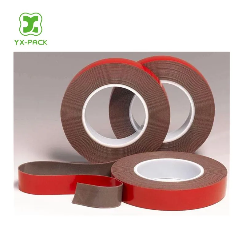  Уплотнительная лента сделано в Китае красная Двухсторонняя клейкая 30 мм x 5 м круглая акриловая