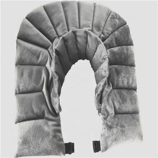 Cassia Seeds Lavender  Microwavable Heat Pad & Cooling Pad Hot Neck Wrap Weighted Minky Cervical Shoulder Wrap pillow