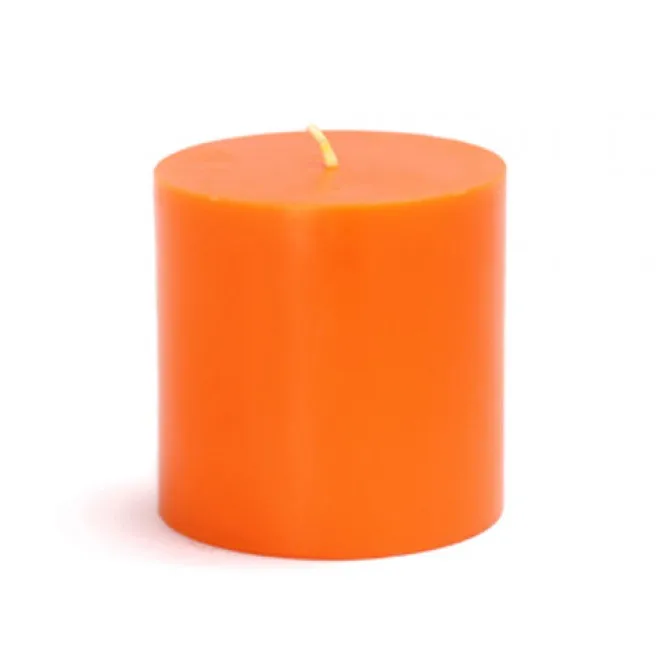 
real flame natural wax long burning time giant pillar candle 