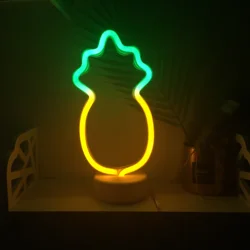 Светодиодная неоновая лампа в виде ананаса для украшения детской спальни