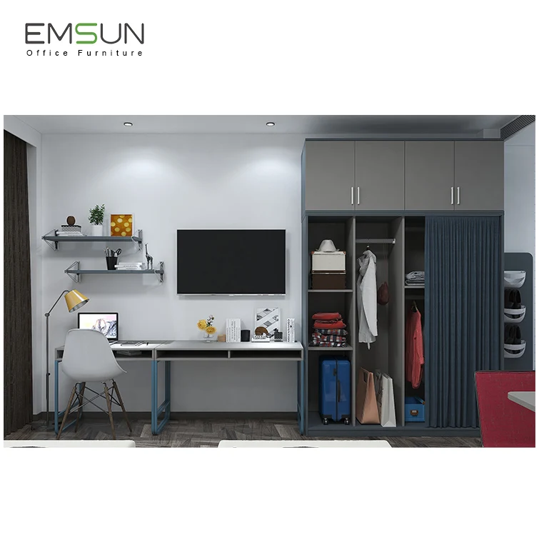 
Newly design fancy luxury european style bedroom bed set engineering furniture 