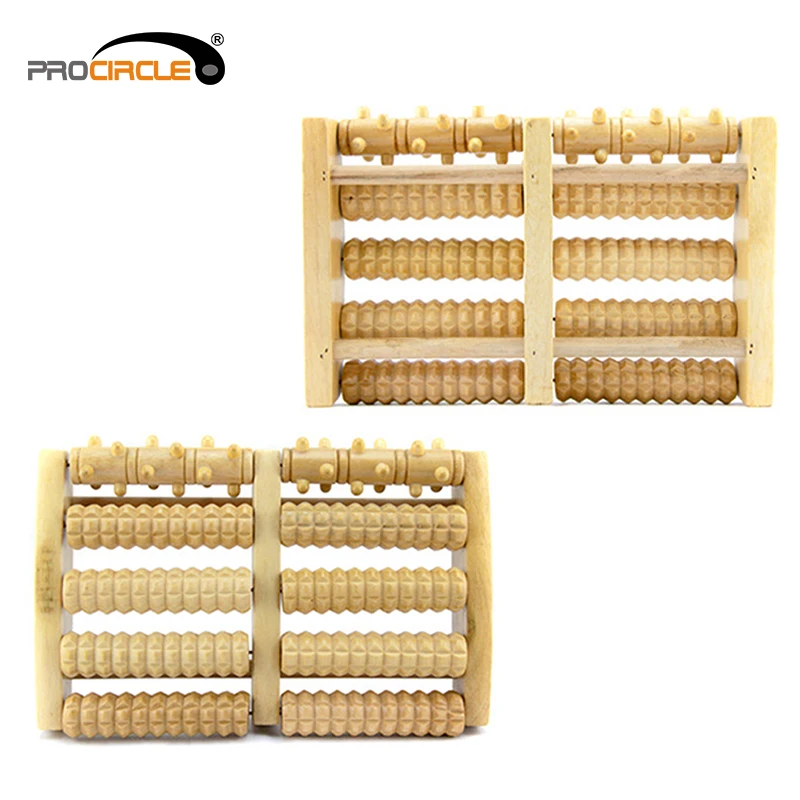 Home Use Body Health Care Wooden Foot Massage Roller/Foot Massage Tool