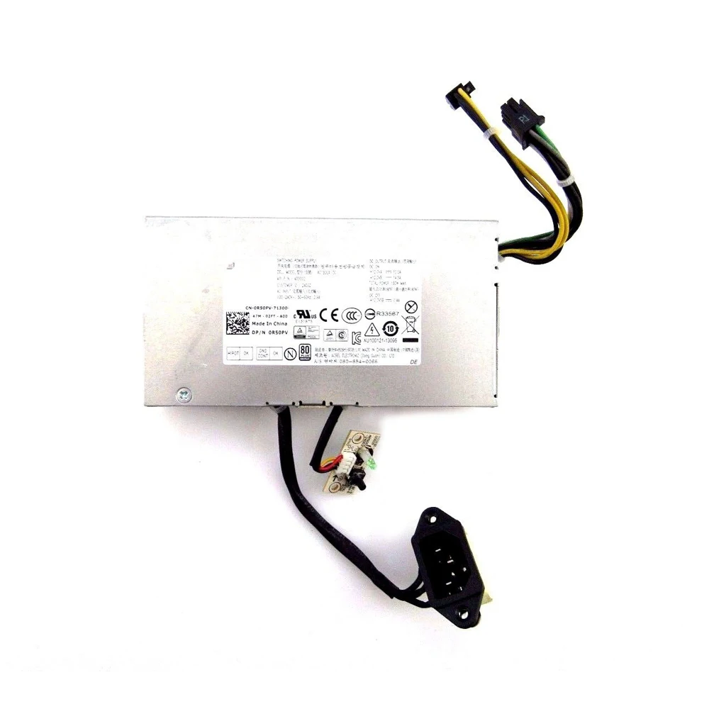 Computer Power Supply for Dell Optiplex 3030 Aio 180W PC PSU HU180EA-00 HKF1802-3D 2Y4D5 02Y4D5