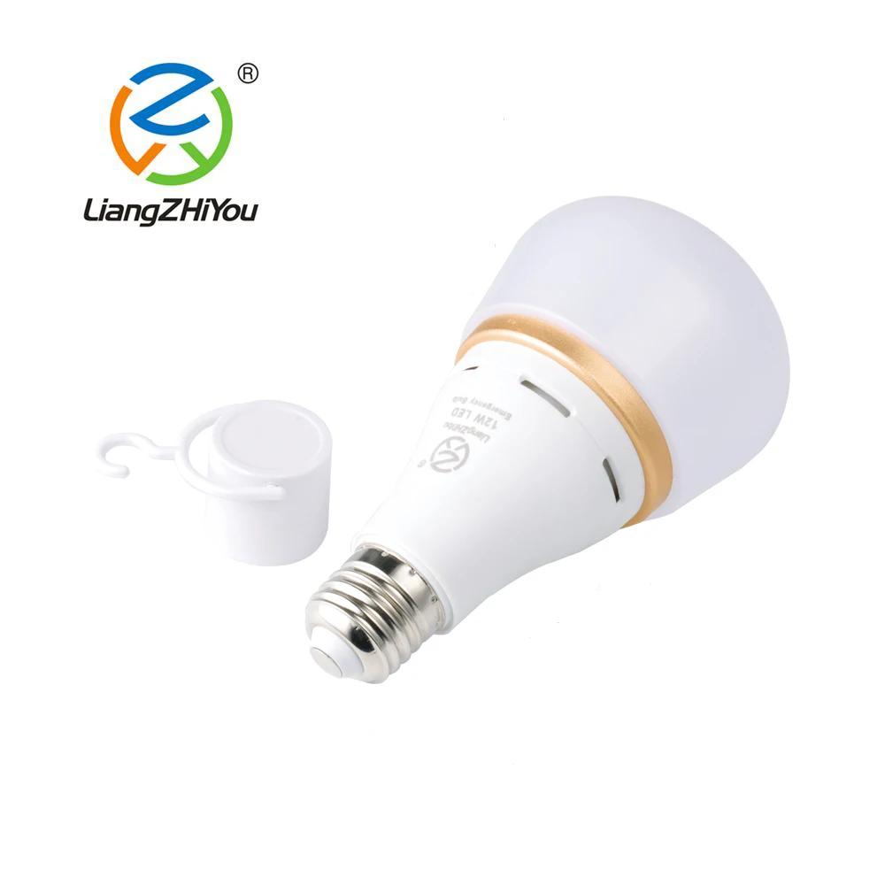 
High efficiency ABS rechargeable e27 led bulb 