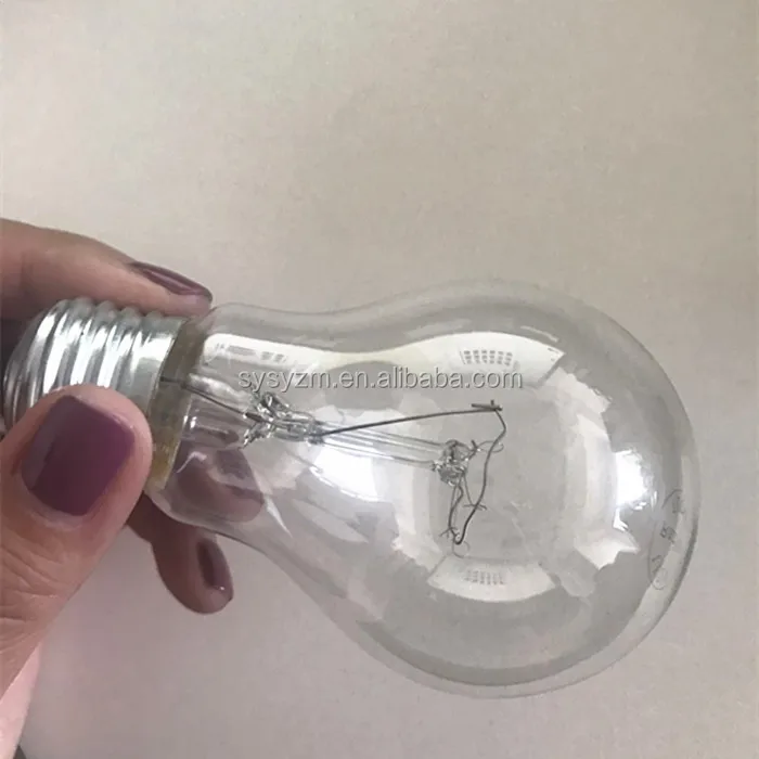 Professional factory supply vintage edison E27 110V 60w GLS shell clear incandescent lamp light bulb bombillas