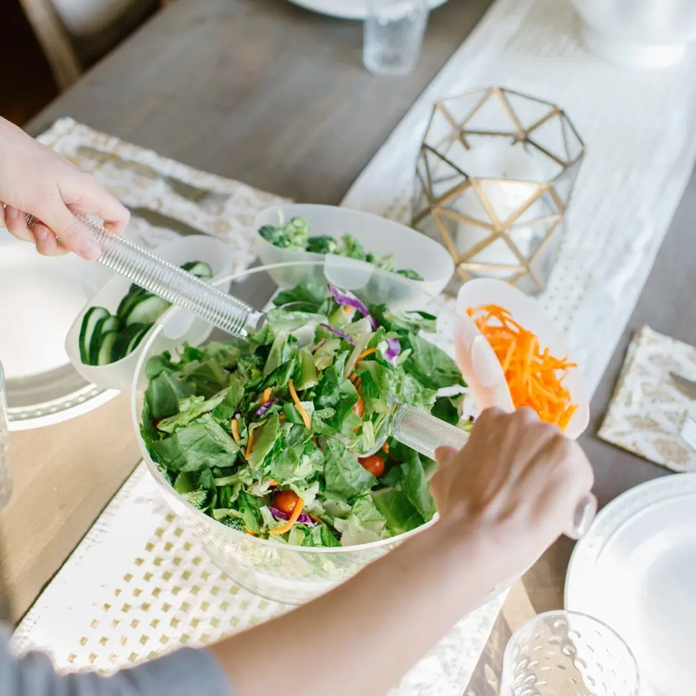 New Style Serving Cold Salad Bowl Clear Salad Bowl On Ice