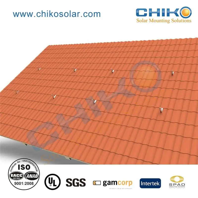 Поставка продукции, крепление на крышу фотоэлектрической солнечной панели
