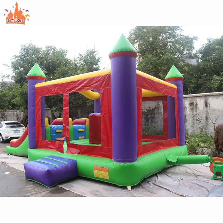 Customized inflatable bouncer commercial castle combo inflatable slide