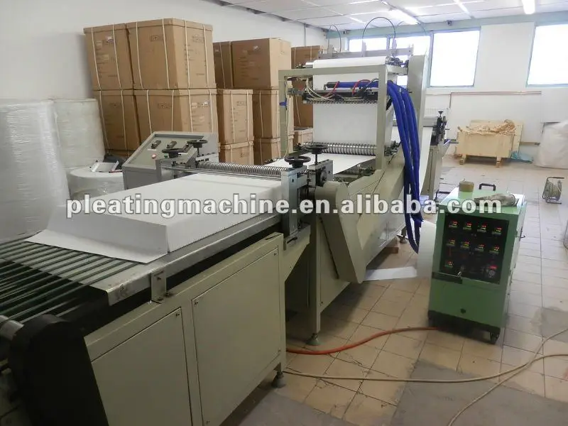 Hepa фильтр плиссировка машина, стекловолокно плиссировку и склеивания