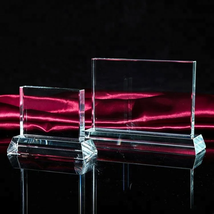 Хрустальный трофей с УФ-печатью оптом