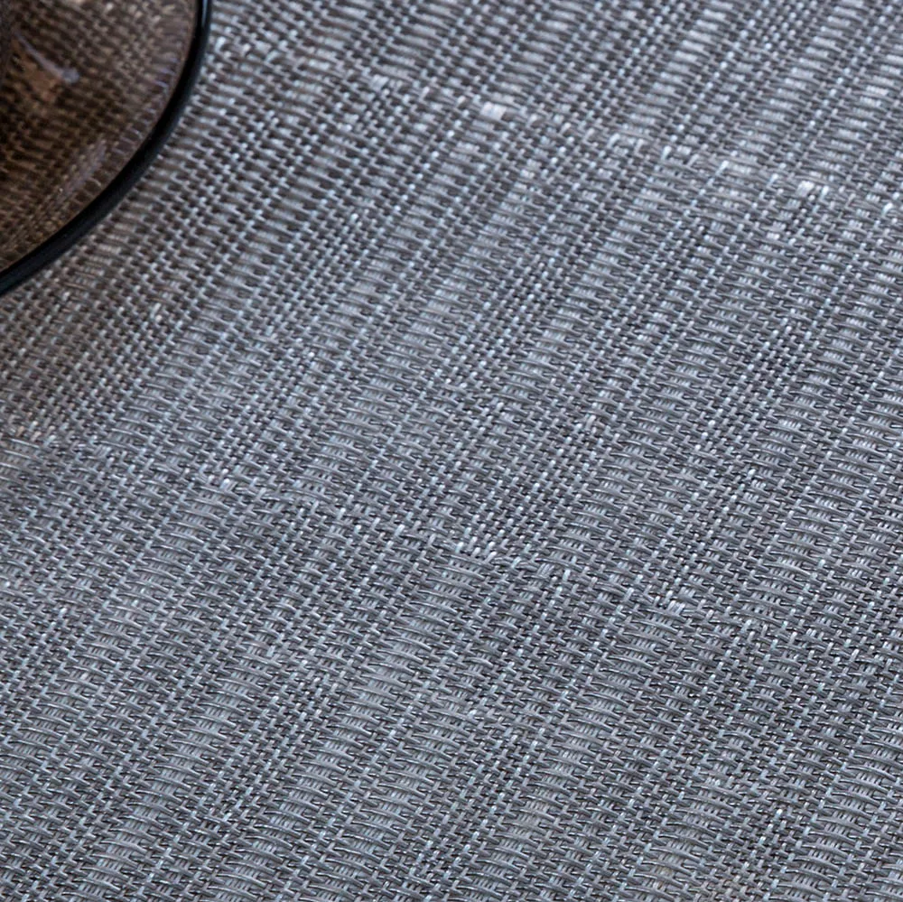 Factory direct price wholesale custom heated restaurant coffee woven fabric placemats plastic vinyl pvc dining table plate mat