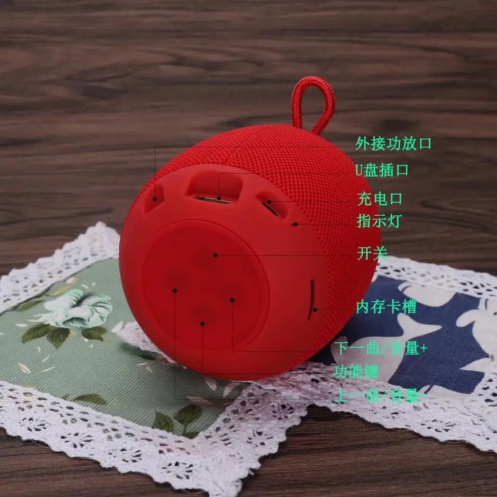 CE ROHS FCC certified French regulation compliant  mini Blue tooth speaker waterproof wireless speaker