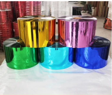 
Hot Sale Metallized Polyester Film for Metallic Yarn 