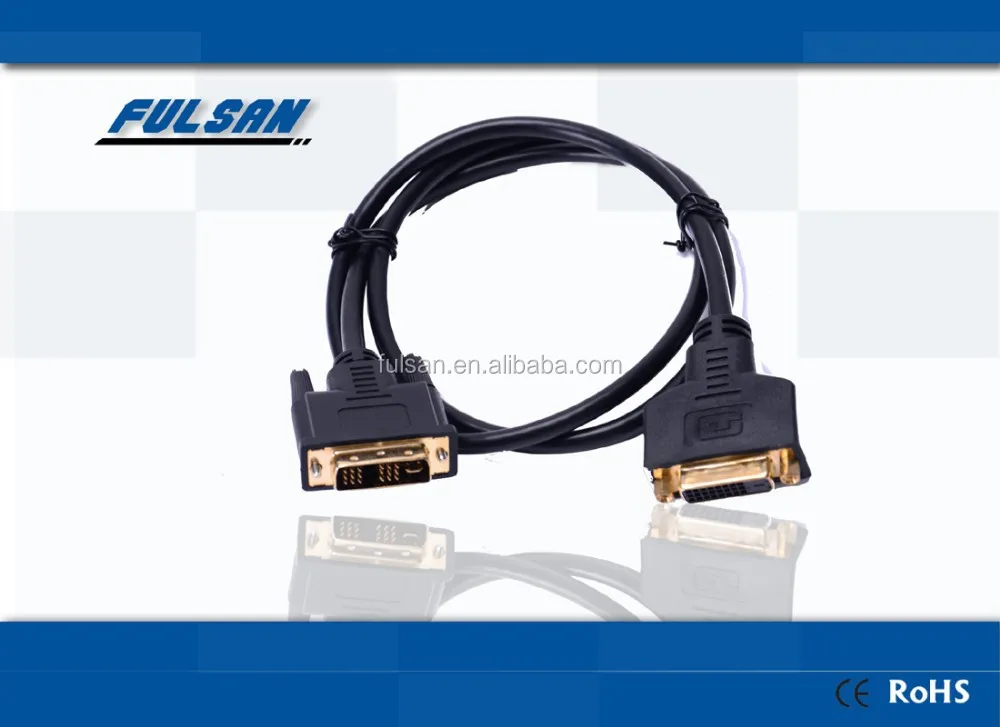Full 1080p DVI-D Dual Link 15ft DVI Cable (18+1) for panel display
